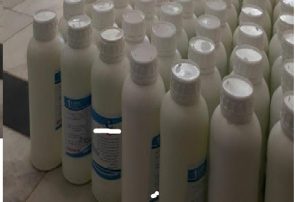 پلمپ کارگاه تولید ژل های ضدعفونی کننده تقلبی وغیر بهداشتی در گلدشت کرج