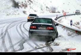 لغزندگی جاده کرج به چالوس / با سرعت مطمئنه رانندگی کنید