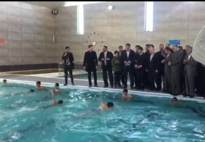 مجموعه ورزشی آفتاب در روستای گلستانک مهرشهر افتتاح شد