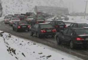 احتمال سقوط بهمن در جاده چالوس