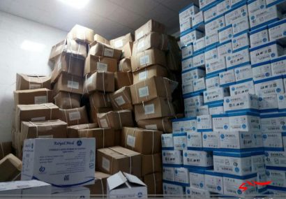 انبار ملزومات بهداشتی در البرز کشف شد/طرح مقابله با سودجویان کلید خورد