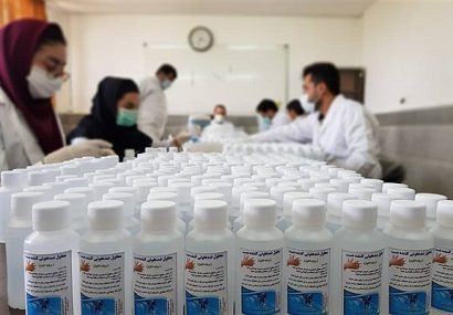 راه اندازی بیش از ۳۰ کارگاه تولید ماسک/تهیه و توزیع ۱۵ هزار لیتر مایع ضدعفونی بین مردم