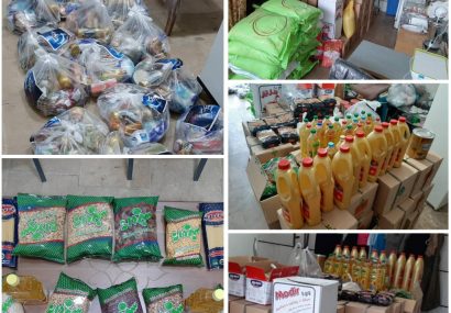 توزیع بسته های معیشتی برای رسانه ها/اقدام شایسته بسیج رسانه استان البرز