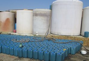 کشف ۲۵ هزار لیتر مواد ضد عفونی کننده غیر بهداشتی در فردیس