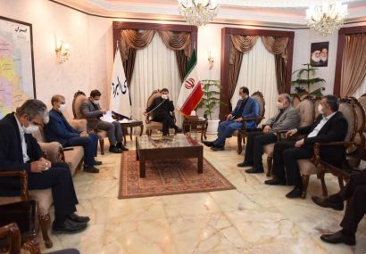 دیدار شهردار و اعضای شورای اسلامی شهر مشکین دشت با استاندار البرز