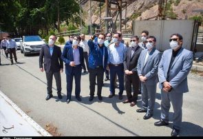 بازدید نماینده کرج به همراه استاندار البرز از سد امیر کبیر