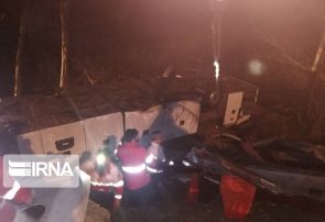 وضعیت مصدومان حادثه اتوبوس در البرز رضایتبخش است