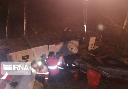 وضعیت مصدومان حادثه اتوبوس در البرز رضایتبخش است