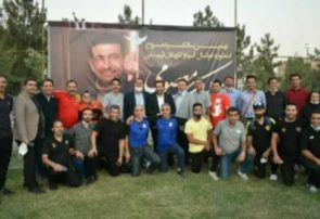 برگزاری دیدار دوستانه فوتبال یادواره بابک معصومی