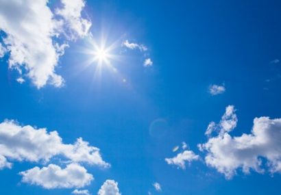 آسمان استان البرز صاف و آفتابی است