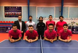 یکه‌تازی تیم تنیس روی میز شهرداری کرج در لیگ برتر کشور