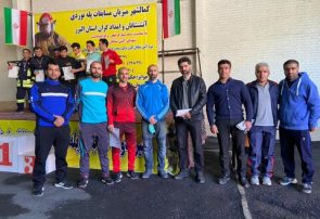 نفرات برتر مسابقات پله نوردی آتش نشانان استان البرز مشخص شدند