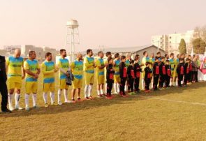 تساوی تیم فوتبال نام آوران البرز و هنرمندان کشور