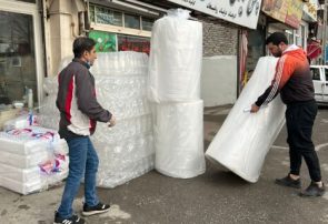 جمع آوری عوامل سد معبر از معابر منطقه ۹