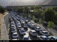 ترافیک سنگین در آزادراه کرج – تهران