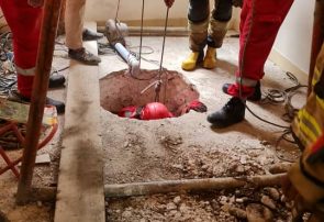 حبس شدن مرد ۴۵ ساله فردیسی در چاه