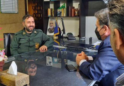 معارفه فرمانده جدید سپاه ناحیه حضرت علی اکبر(ع) اشتهارد
