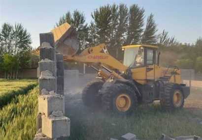 ۶۲ هکتار از اراضی تغییر کاربری یافته ساوجبلاغ آزادسازی شد