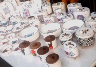 نمایشگاه صنایع دستی کاخ تاریخی مروارید کرج گشایش یافت