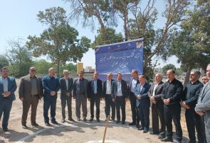 کلنگ‌ مدرسه ۱۸ کلاسه خیرساز در محمدشهر به زمین زده شد