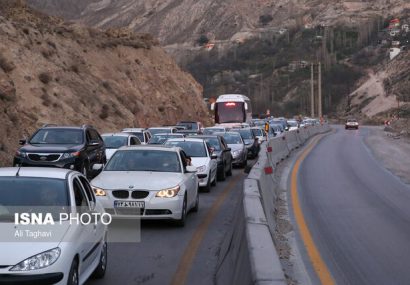 تردد حدود ۷ میلیون خودرو در جاده‌های البرز