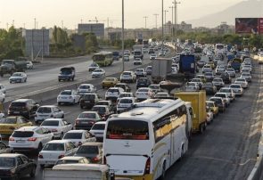 ترافیک سنگین در ترافیک سنگین در آزادراه قزوین – کرج – تهران