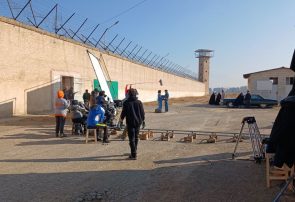 تصویر برداری فیلم سینمایی «آقای زالو» در ندامتگاه قزلحصارکرج