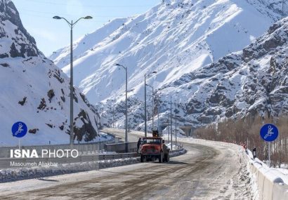جاده کرج-چالوس و تهران-شمال چهارشنبه و پنجشنبه مسدود است